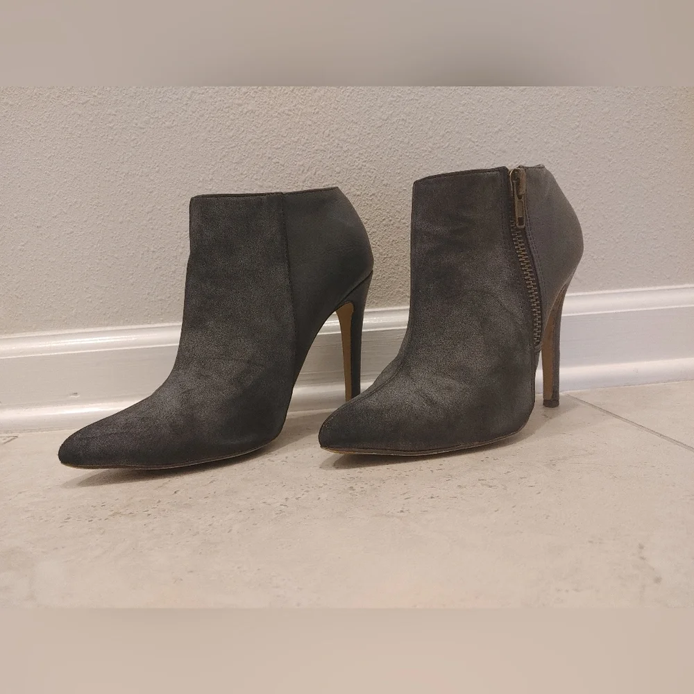 Blue Grey ankle booties - Picture 3 of 6